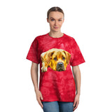 Boerboel Unisex Cotton Tie-Dye Tee, Crystal