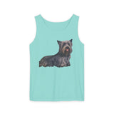 Skye Terrier Unisex Relaxed Fit Garment-Dyed Tank Top