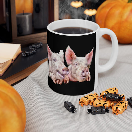 Pigs  'A Jowly Good Time' - Ceramic Mug 11oz