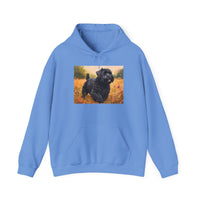 Black Russian Terrier Unisex 50/50 Hooded Sweatshirt