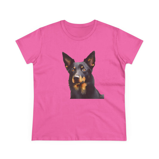 Australian Kelpie #2 Women's Midweight Cotton Tee