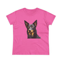 Australian Kelpie #2 Women's Midweight Cotton Tee