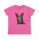 Australian Kelpie #2 Women's Midweight Cotton Tee