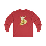 "Regal English Bull Terrier Unisex Cotton Long Sleeve Tee"