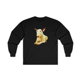 "Regal English Bull Terrier Unisex Cotton Long Sleeve Tee"