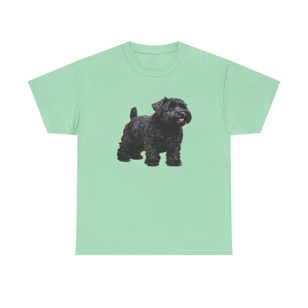 Black Russian Terrier  -  Unisex Heavy Cotton Tee