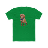 Vizsla 'Augie' Men's Cotton Crew Tee