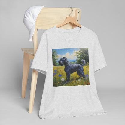 Kerry Blue Terrier Unisex Lightweight Jersey T-Shirt