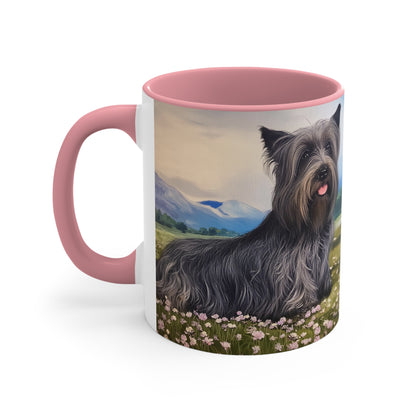 Skye Terrier 11oz Ceramic Accent Mug