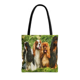 King Charles Spaniels 'Cavalier Club' Tote Bag