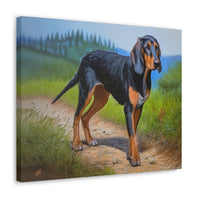 Elegant Transylvanian Scent Hound - Canvas Gallery Wraps - 20 x 16 Inches