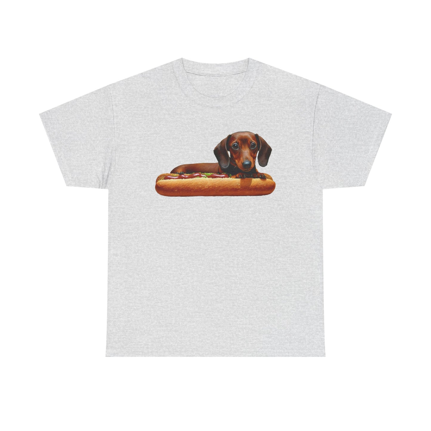 Dachshund Delight Unisex Heavy Cotton Tee