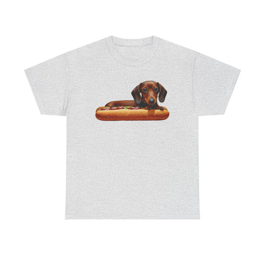 Dachshund Delight Unisex Heavy Cotton Tee