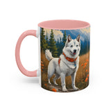 Yakutian Laika Ceramic Accent Coffee Mug (11, 15oz)