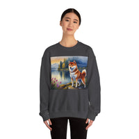 Shiba Inu Unisex 50/50 Crewneck Sweatshirt