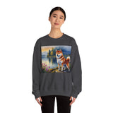 Shiba Inu Unisex 50/50 Crewneck Sweatshirt