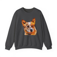 Red Heeler - Australian Cattle Dog - Unisex 50/50 Crewneck Sweatshirt