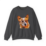Red Heeler - Australian Cattle Dog - Unisex 50/50 Crewneck Sweatshirt