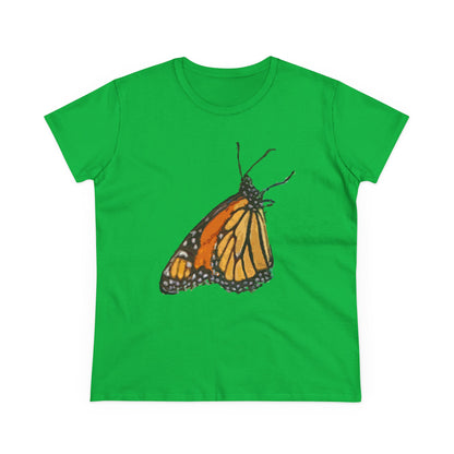 Monarch Butterfly Women's Midweight Cotton Tee