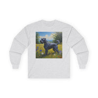 Kerry Blue Terriere Classic Cotton Long Sleeve Tee
