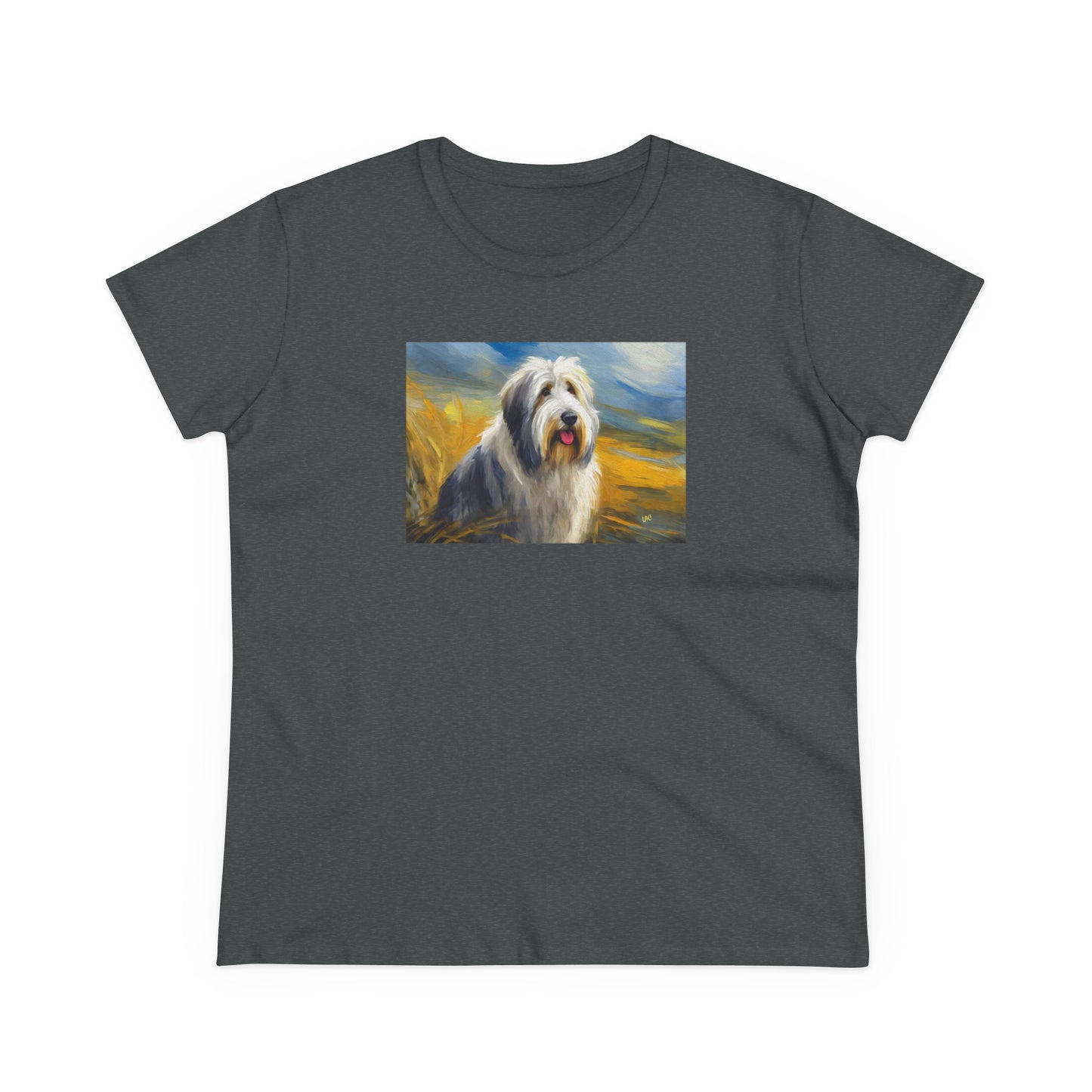 Old English Sheepdog Women's Midweight Cotton Tee