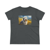 Old English Sheepdog Women's Midweight Cotton Tee