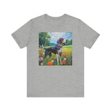 Bluetick Coonhound -- Unisex Jersey Short Sleeve Tee