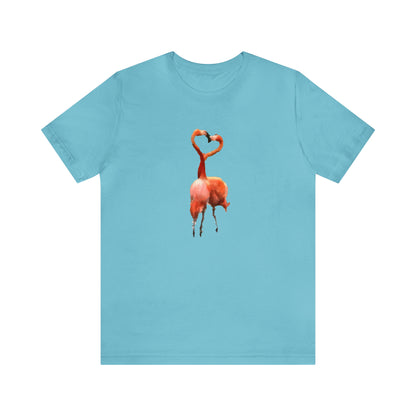 Flamingo 'Love Birds' -  Classic Jersey Short Sleeve Tee