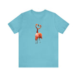 Flamingo 'Love Birds' Unisex Jersey Short Sleeve Tee