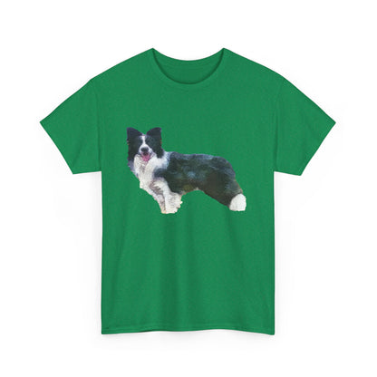 Border Collie '#1'  -  Unisex Heavy Cotton Tee
