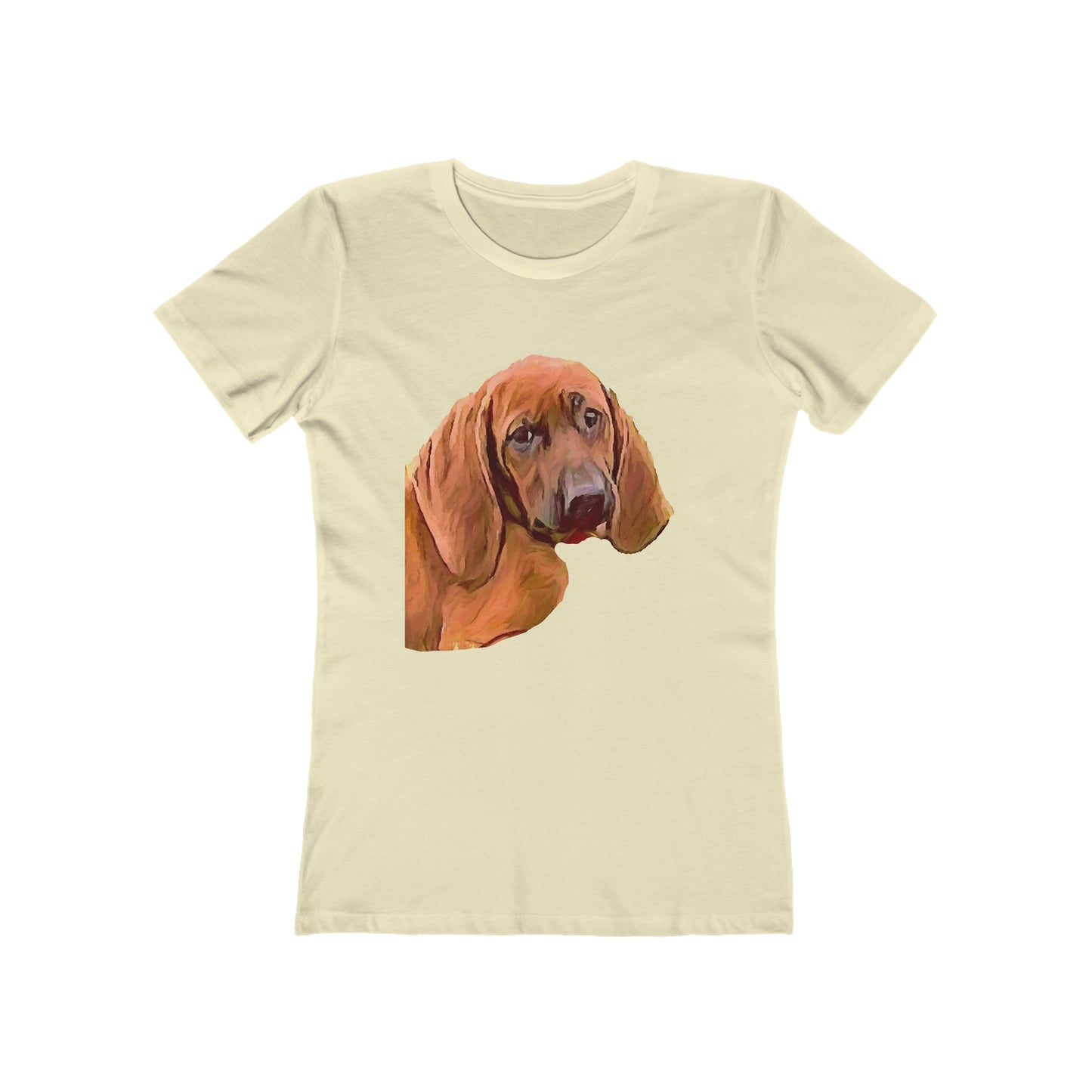 Redbone Coonhound - -  Women's Slim Fit Ringspun Cotton T-Shirt
