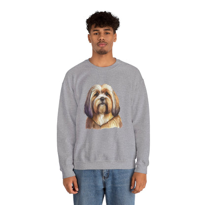 Lhasa Apso Unisex 50/50 Crewneck Sweatshirt