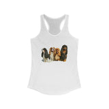 King Charles Cavalier Club Women's  Racerback Tank