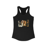 King Charles Cavalier Club Women's  Racerback Tank