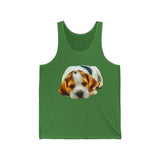 English Foxhound Unisex Jersey Tank Top