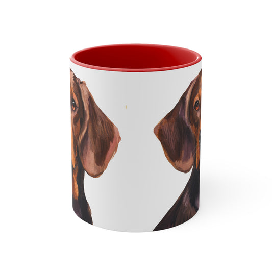 Hannoverscher Schweisshund  11oz Ceramic Accent Mug