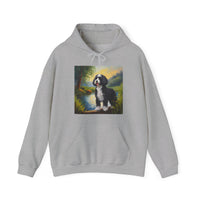 Portuguese Water Dog 50/50 Hooded Sweatshirt