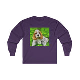 Cocker Spaniel "Hogan" Unisex Cotton Long Sleeve Tee