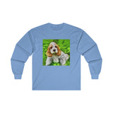 Cocker Spaniel "Hogan" Unisex Cotton Long Sleeve Tee