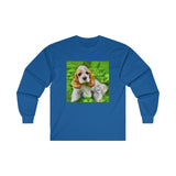 Cocker Spaniel "Hogan" Unisex Cotton Long Sleeve Tee