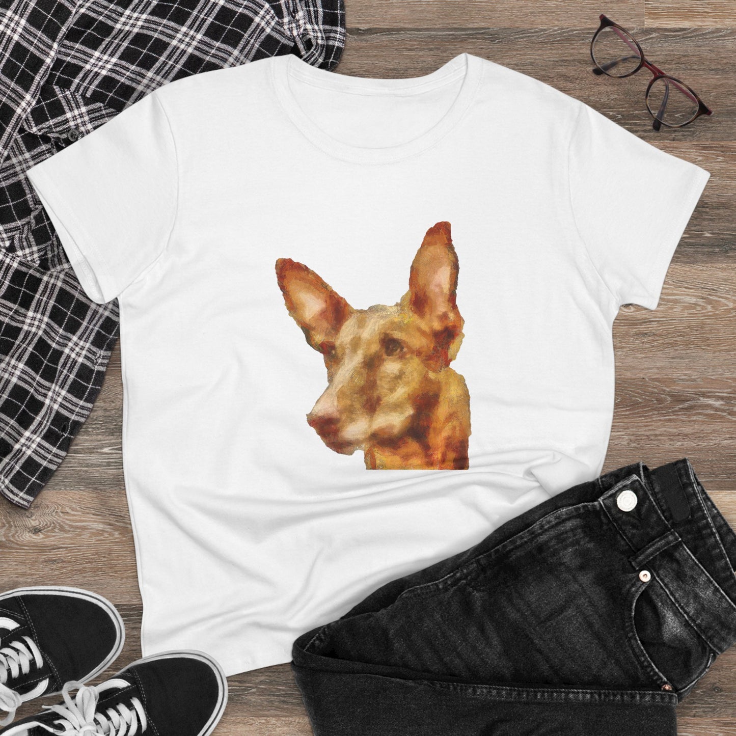 Pharoh Hound Women's Midweight Cotton Tee