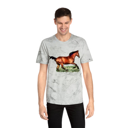 Horse 'Sam' Unisex Cotton Color Blast T-Shirt