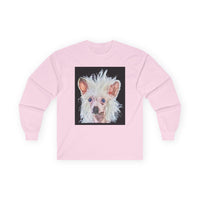 Chinese Crested Unisex Cotton Long Sleeve Tee