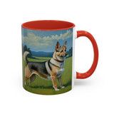 Swedish Vallhund - Ceramic Accent Coffee Mug - 2 Sizes