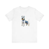 White Schnauzer Unisex Jersey Short Sleeve Tee