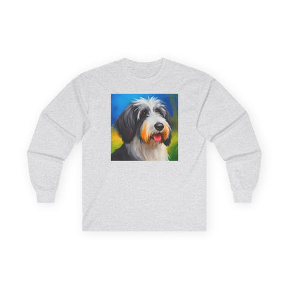 Polish Lowland Sheepdog Unisex Cotton Long Sleeve Tee
