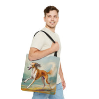 Saluki - Whimsical Dog Art Tote Bag -Perfect for Pet Lovers