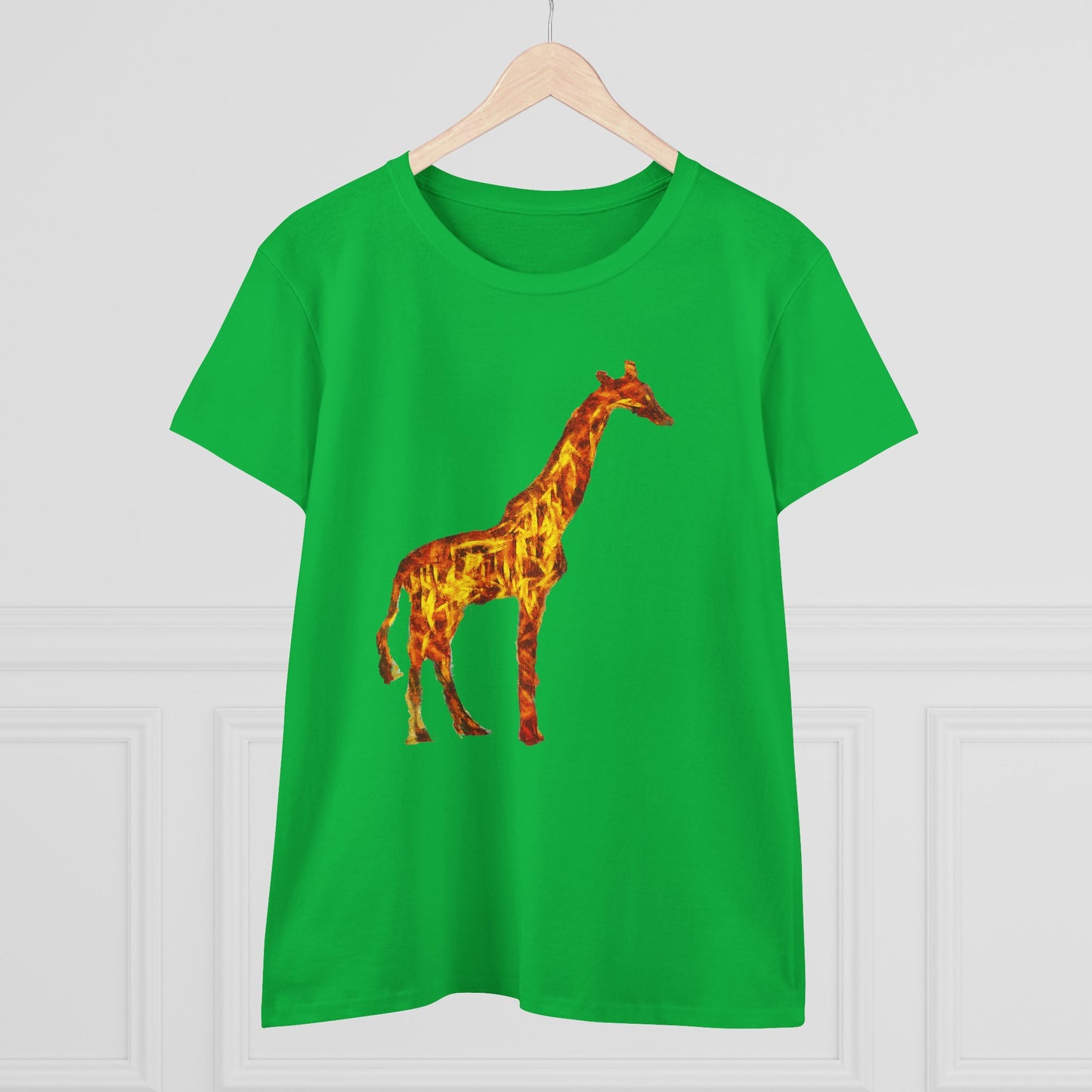 Giraffe 'Camile' Women's Midweight Cotton Tee