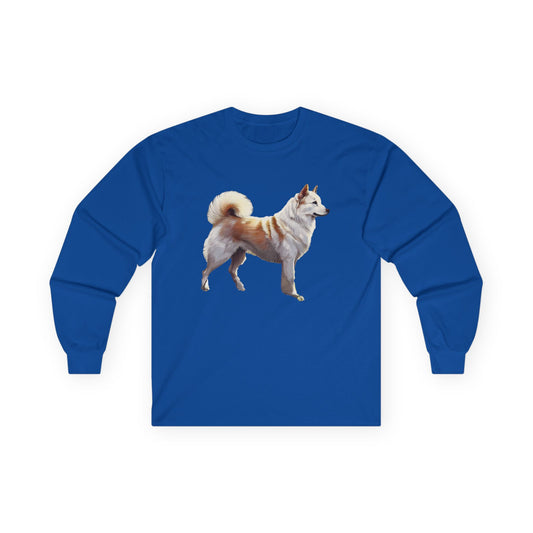 Kishu Ken Unisex Classic Cotton Long Sleeve Tee