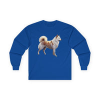 Kishu Ken Unisex Classic Cotton Long Sleeve Tee